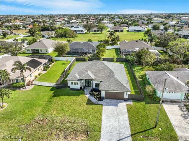 birds eye view of property featuring a residential view