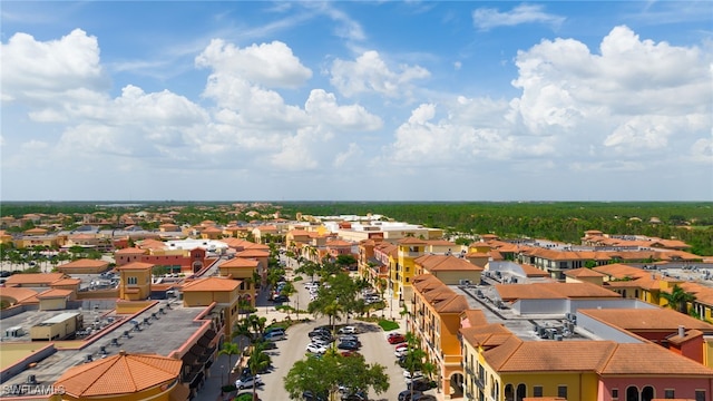 aerial view featuring a residential view