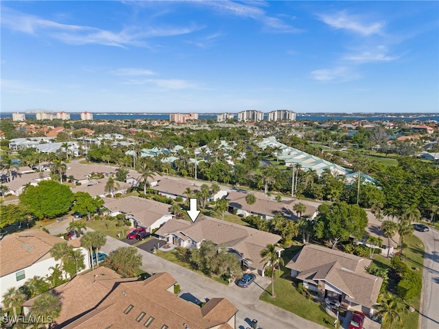 bird's eye view featuring a residential view