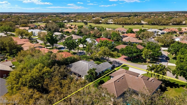 11211 Mahogany Run, Fort Myers, FL 33913 - aerial perspective of suburban area with property boundaries highlighted