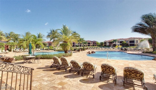 pool featuring a patio