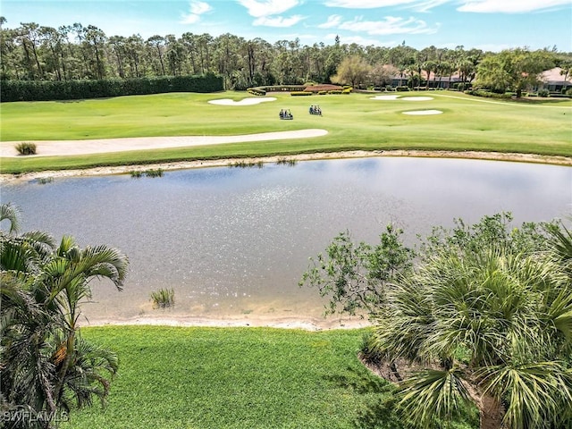 exterior space featuring golf course view