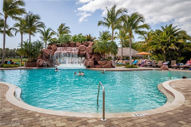 community pool featuring a patio