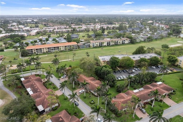 bird's eye view featuring a residential view