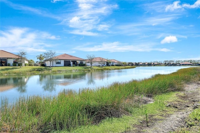 property view of water