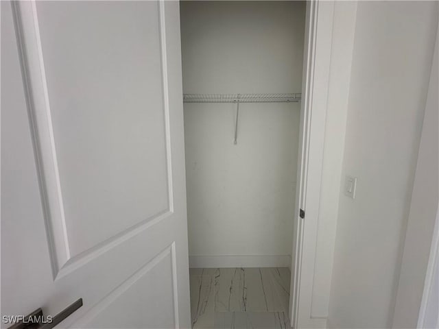 view of closet