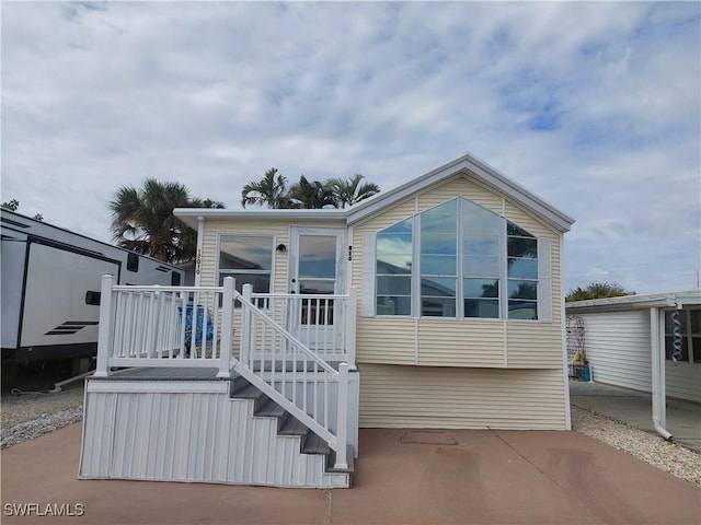 view of rear view of house