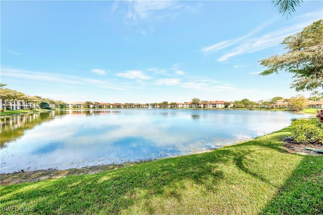 property view of water