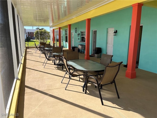 view of patio / terrace with outdoor dining space