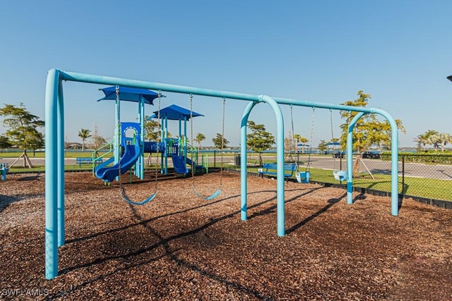 view of communal playground