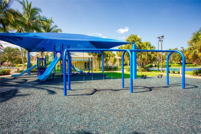 view of communal playground