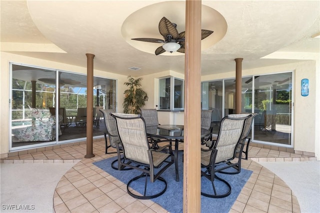 view of patio / terrace featuring outdoor dining space