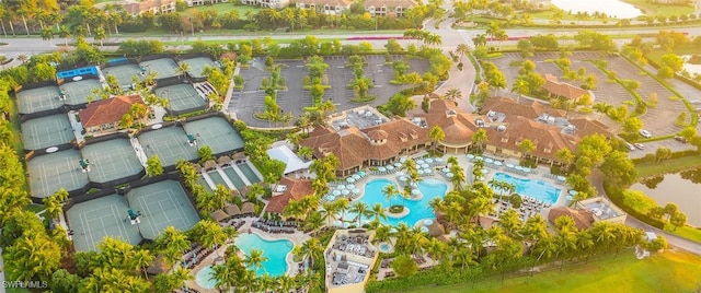 bird's eye view featuring a residential view