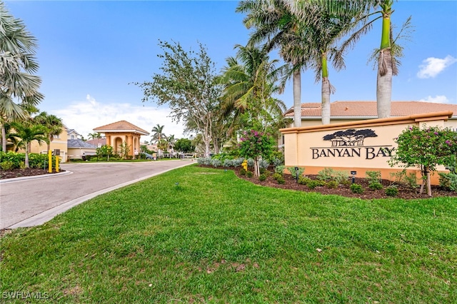 8732 Banyan Bay Blvd, Fort Myers, FL 33908 - community sign featuring a lawn