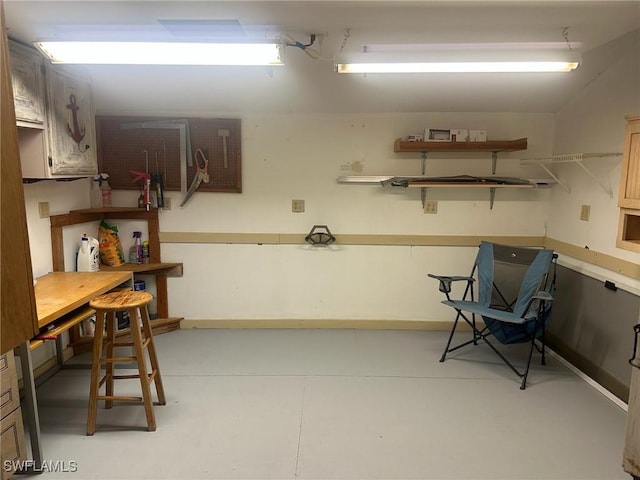 1440 Ricardo Ave, Fort Myers, FL 33901 - basement with a workshop area