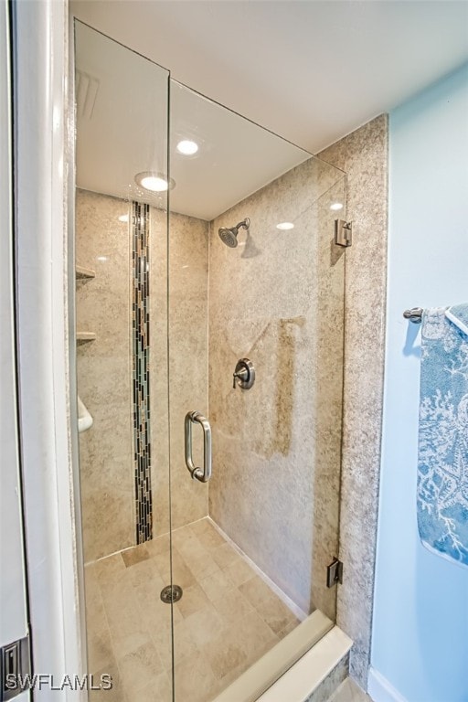 full bath with a stall shower