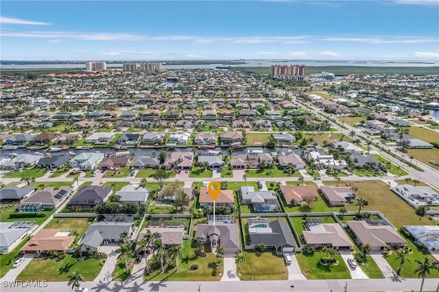 aerial view featuring a residential view