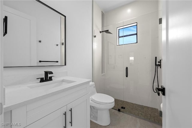611 NW 25th Ter, Cape Coral, FL 33993 - bathroom featuring a stall shower and vanity