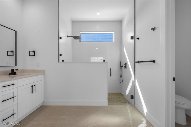 611 NW 25th Ter, Cape Coral, FL 33993 - full bathroom featuring vanity and a stall shower