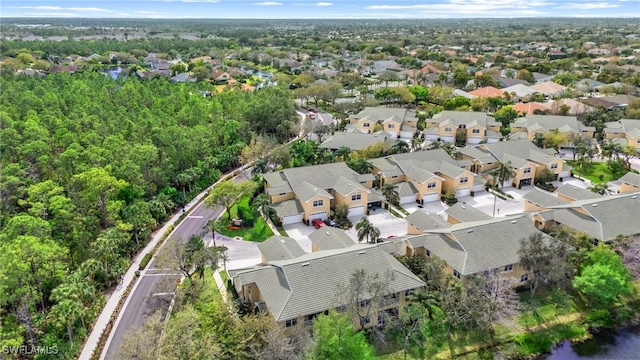 drone / aerial view featuring a residential view