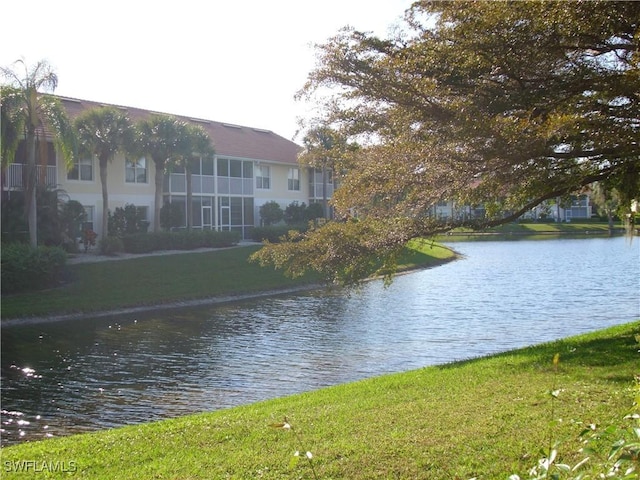 view of water feature