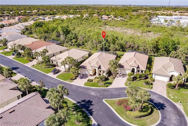 12020 Bramble Cove Dr, Fort Myers, FL 33905 - birds eye view of property featuring a residential view