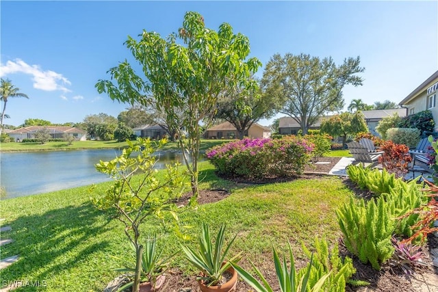 834 Coldstream Ct, Naples, FL 34104 - view of green lawn featuring a water view