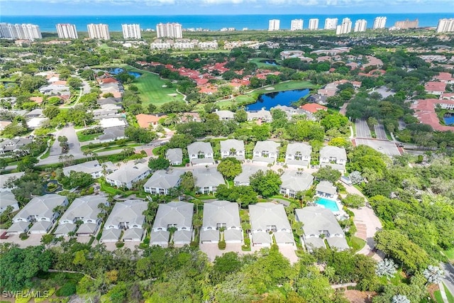 7070 Barrington Cir Unit 202, Naples, FL 34108 - view of property location with a large body of water and nearby suburban area