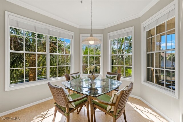 sunroom / solarium with plenty of natural light