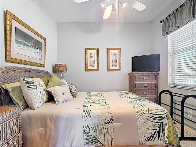 8096 Queen Palm Ln Unit 227, Fort Myers, FL 33966 - bedroom with a ceiling fan