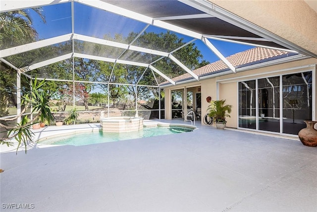 8880 Lely Island Cir, Naples, FL 34113 - outdoor pool with a patio area and an in ground hot tub