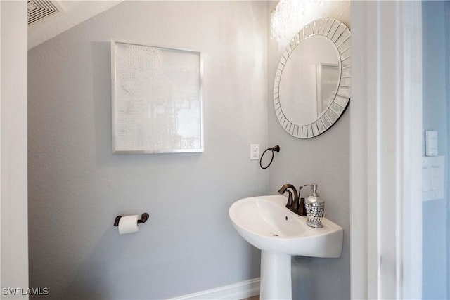 bathroom featuring visible vents