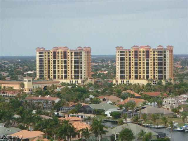 view of property with a city view