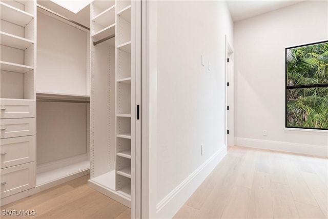 770 Port Side Dr, Naples, FL 34103 - walk in closet with light wood-style floors