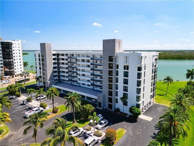 view of property featuring a water view