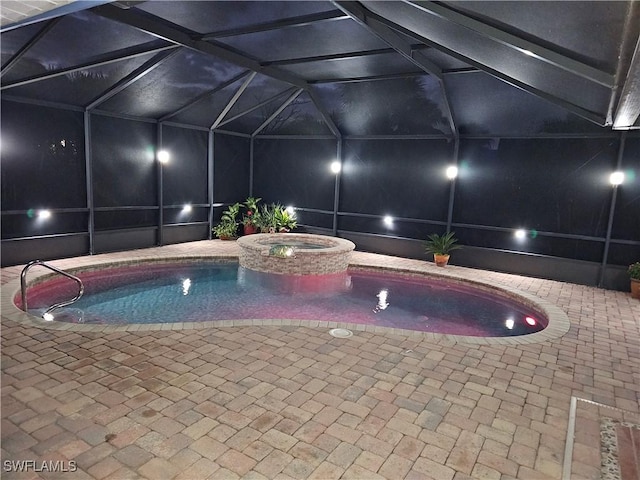 6048 Birnam Wood Ln, Fort Myers, FL 33908 - view of swimming pool with a pool with connected hot tub