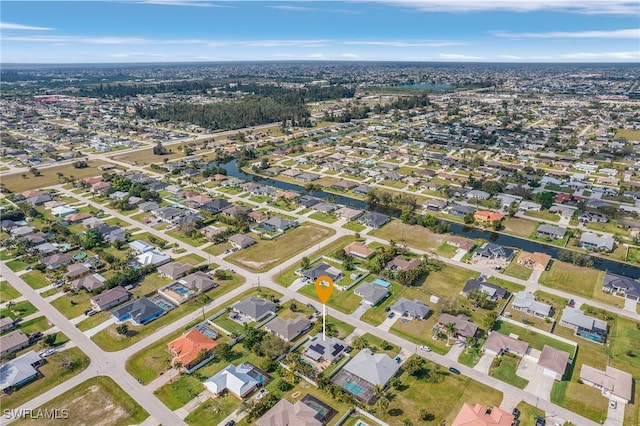 bird's eye view featuring a residential view