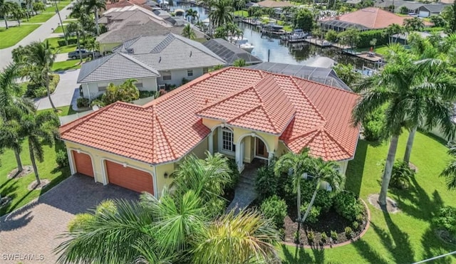 bird's eye view featuring a residential view