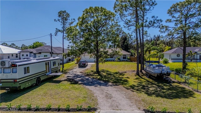 view of street with a residential view