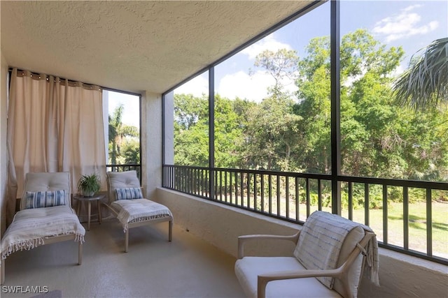 sunroom / solarium featuring plenty of natural light