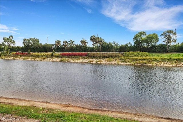 view of water feature