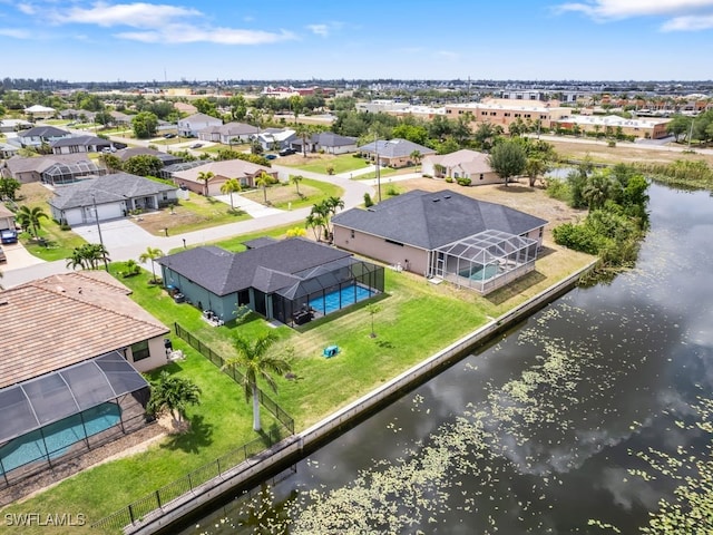 509 SW 8th Ct, Cape Coral, FL 33991 - aerial perspective of suburban area featuring a large body of water