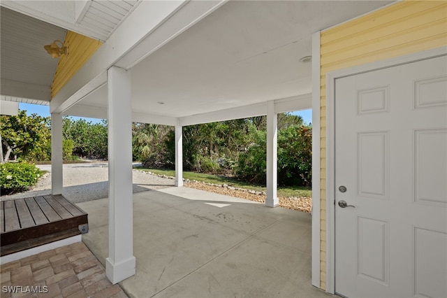 view of patio