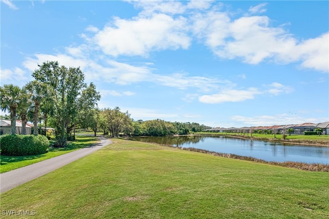 property view of water