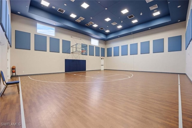 view of sport court with community basketball court