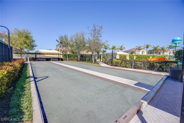 view of street featuring a residential view