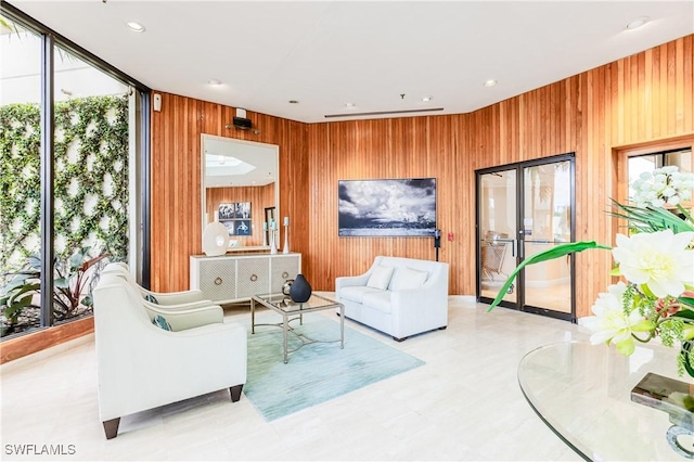 720 S Collier Blvd Unit 1007, Marco Island, FL 34145 - lobby featuring wooden walls and recessed lighting