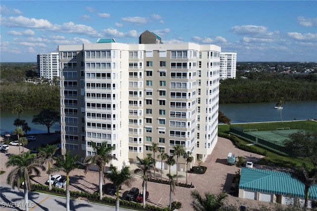 view of property featuring a water view