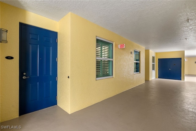 exterior space with stucco siding