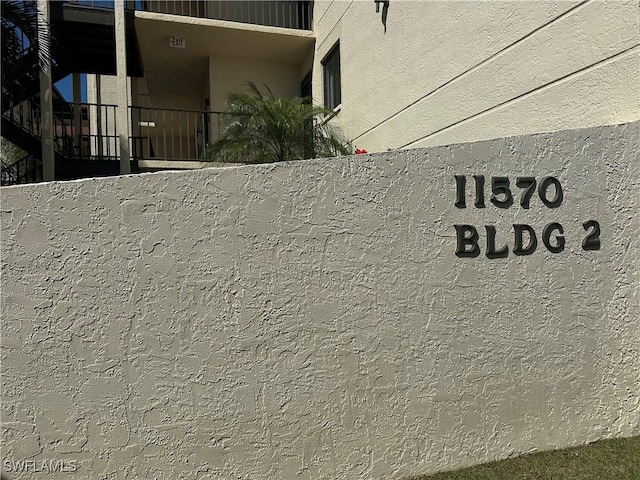 exterior details featuring stucco siding